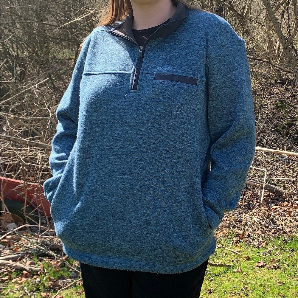 Eddie Bauer Half Zip Sweater Size L